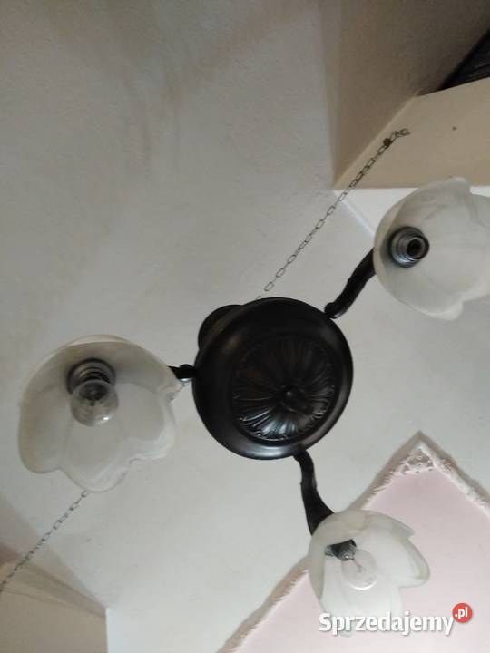 ŻyrandolTrzy dzwoneczki biały Kraków