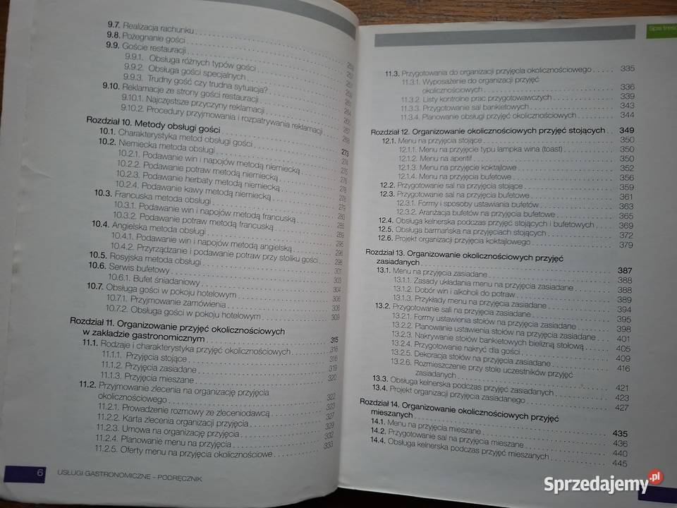 Usługi gastronomiczne Renata Szajna Danuta tradycyjny podręcznik Podręczniki Kraków