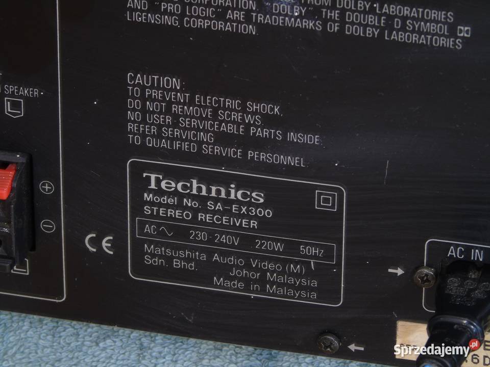 Wzmacniacz z radiem Technics SAEX 300 sprawny i Jasło
