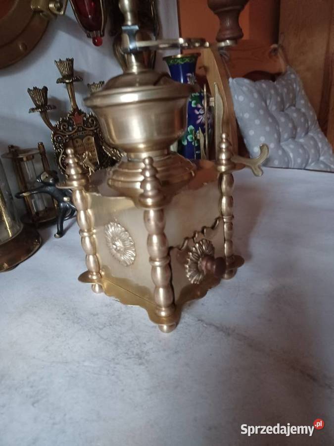 Mosiężny młynek do kawy Kolekcja Poznań