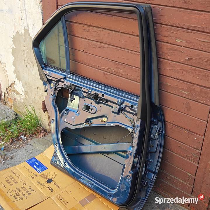BMW E38 drzwi lewy tył tylne Biarritz Blau Blue Elbląg