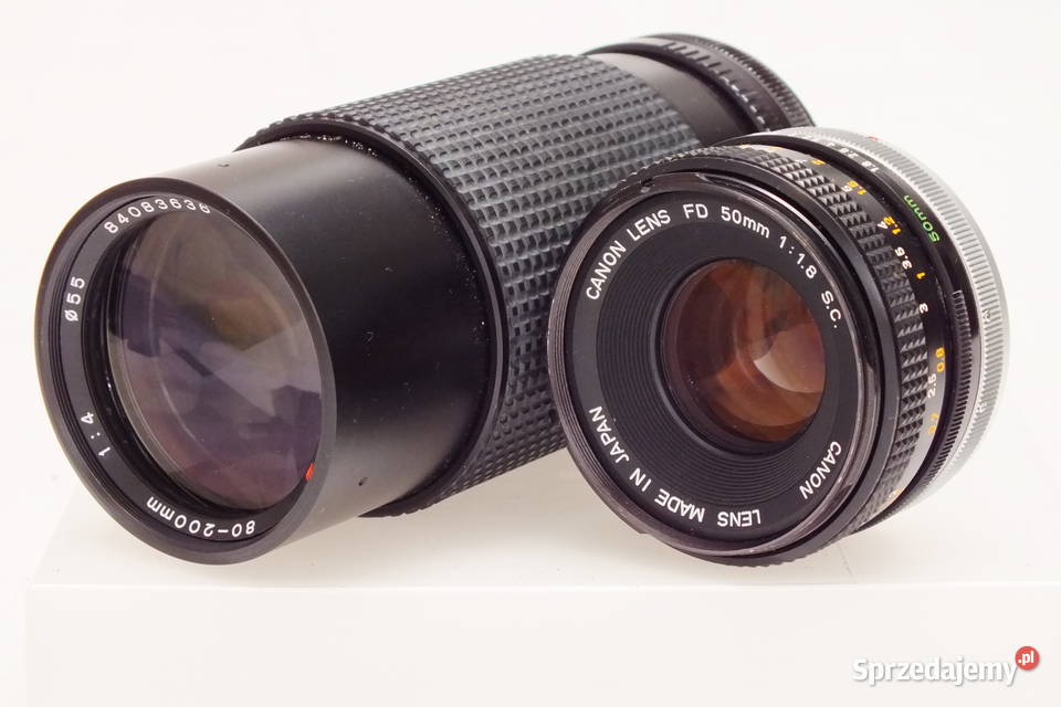 Canon FD 50 18 S C i RMC Tokina 802004 Lubin sprzedam