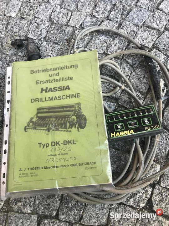 Siewnik Hassia DKDKL 3m Iłża