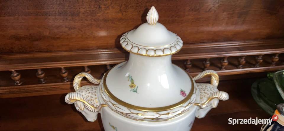 Amfora Furstenberg Germany Ręcznie zdobiona Porcelana i szkło pomorskie Gdańsk