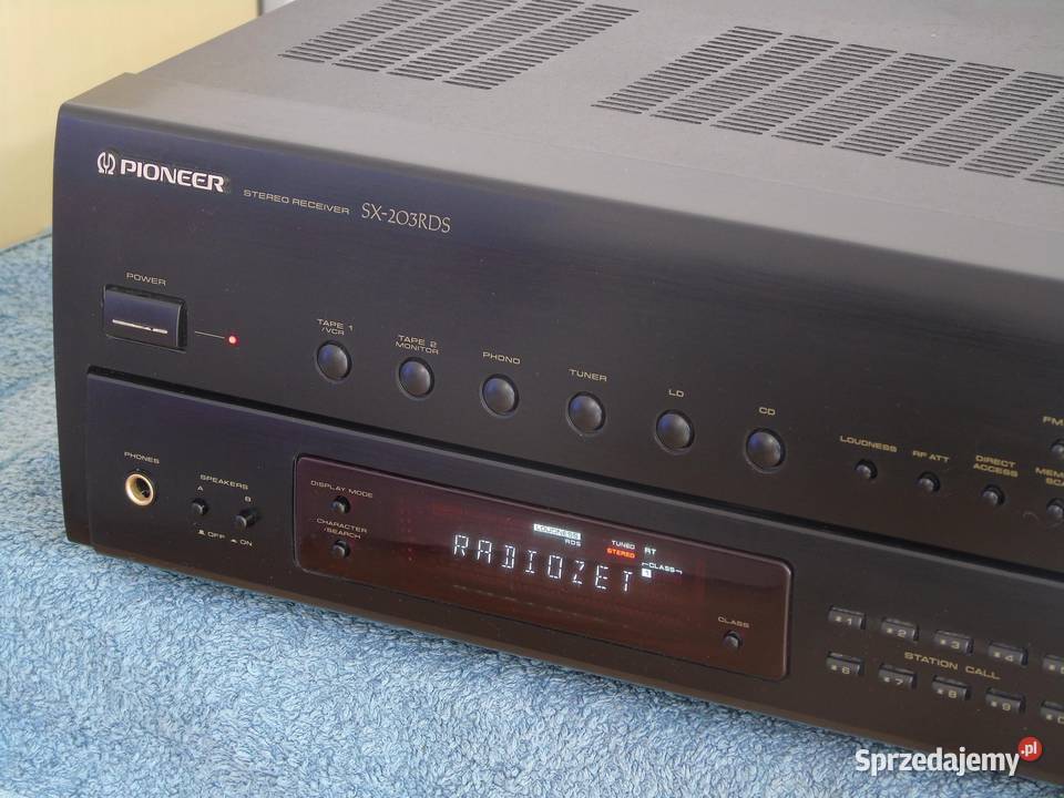 Japoński amplituner Pioneer SX203 RDS ładny i Jasło