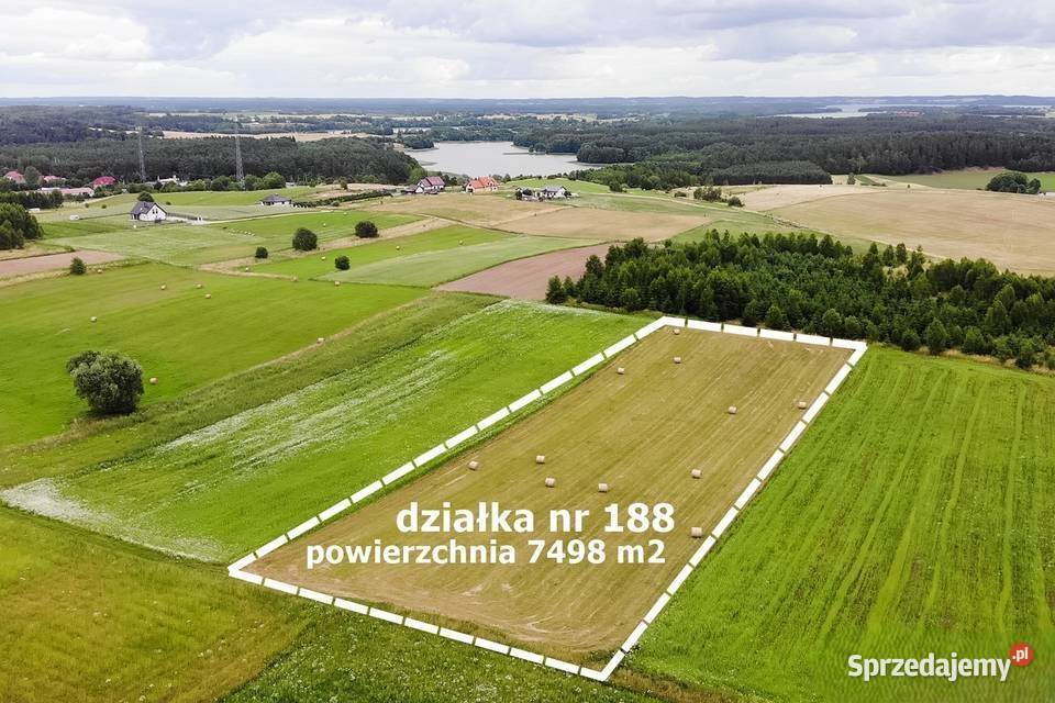 Stare Juchy Działka 7500m 35 złm2 rolna warmińsko-mazurskie sprzedam