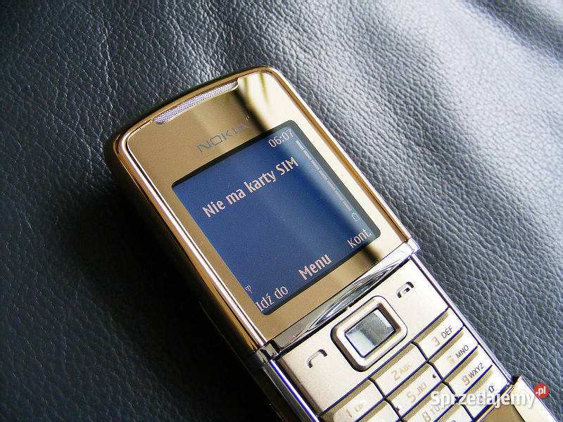Telefon Nokia 8800 Sirocco Gold 18k ochrona Nokia Telefony komórkowe Aleksandrów Łódzki