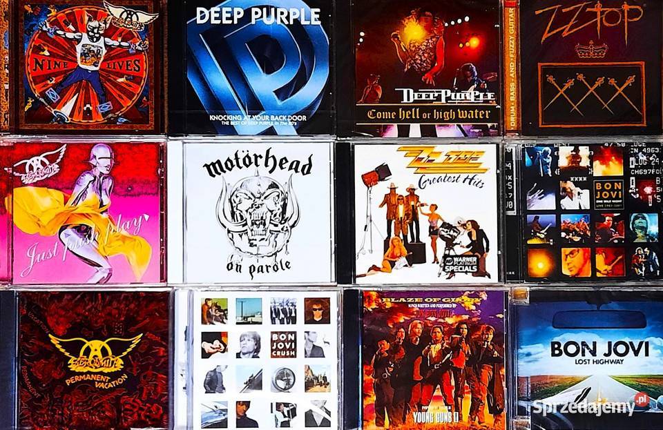 Album CD Kultowego Zespołu Aerosmith Just Push Szczecin
