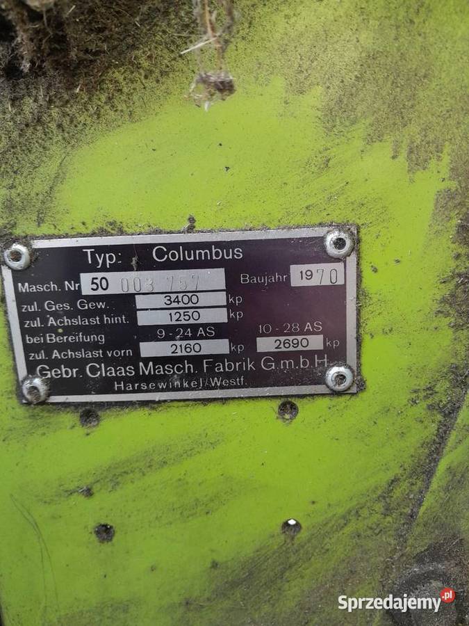 Sprzedam kombajn claas columbus Dębica sprzedam