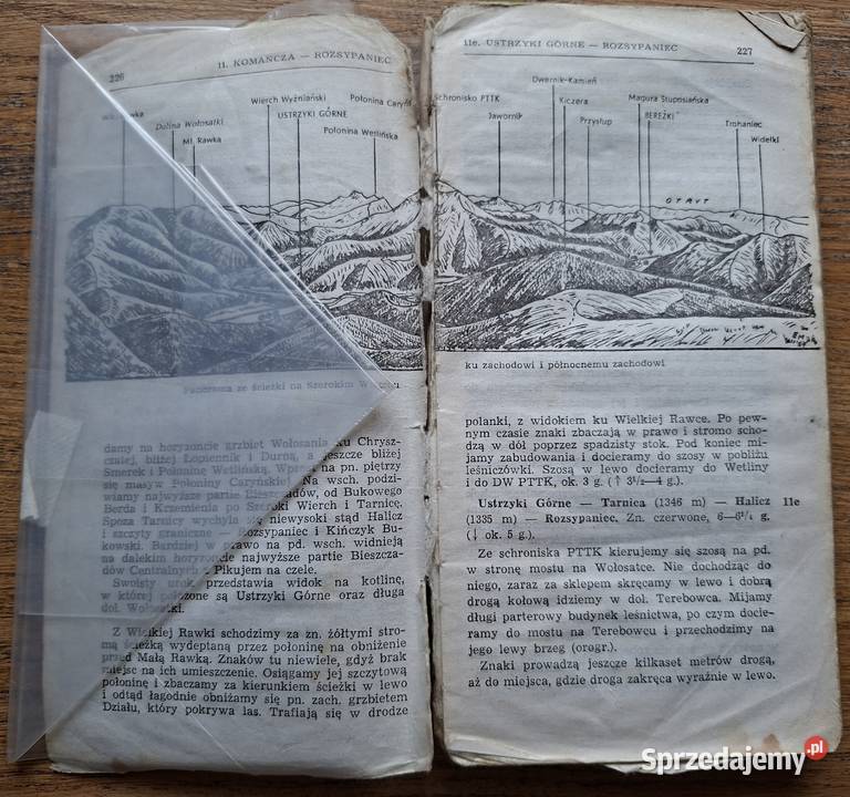 BIESZCZADY 125 000 mapy turystyczne 4 w etui Mapy i przewodniki Kraków sprzedam