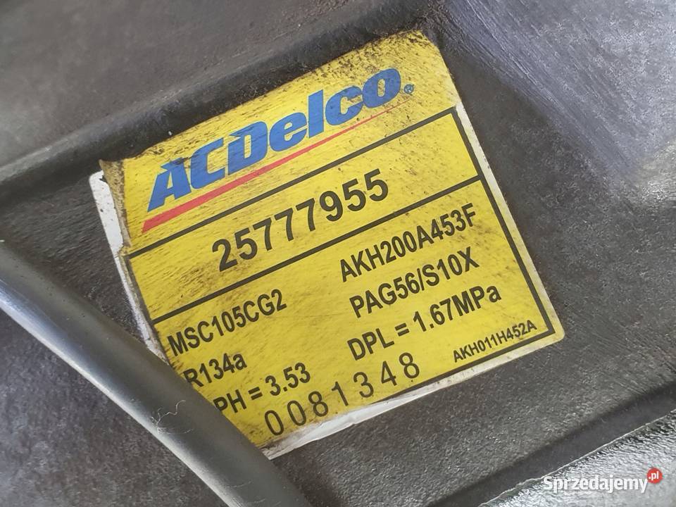 SPRĘŻARKA KLIMATYZACJI Chevrolet Uplander 39 V6 Chełm sprzedam