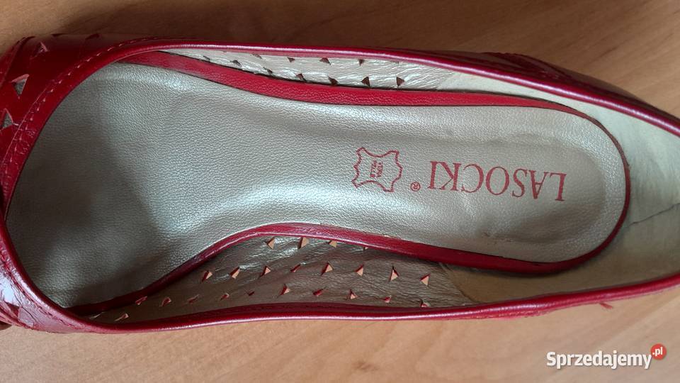 czółenka damskie skóra naturalna lasocki Zabrze