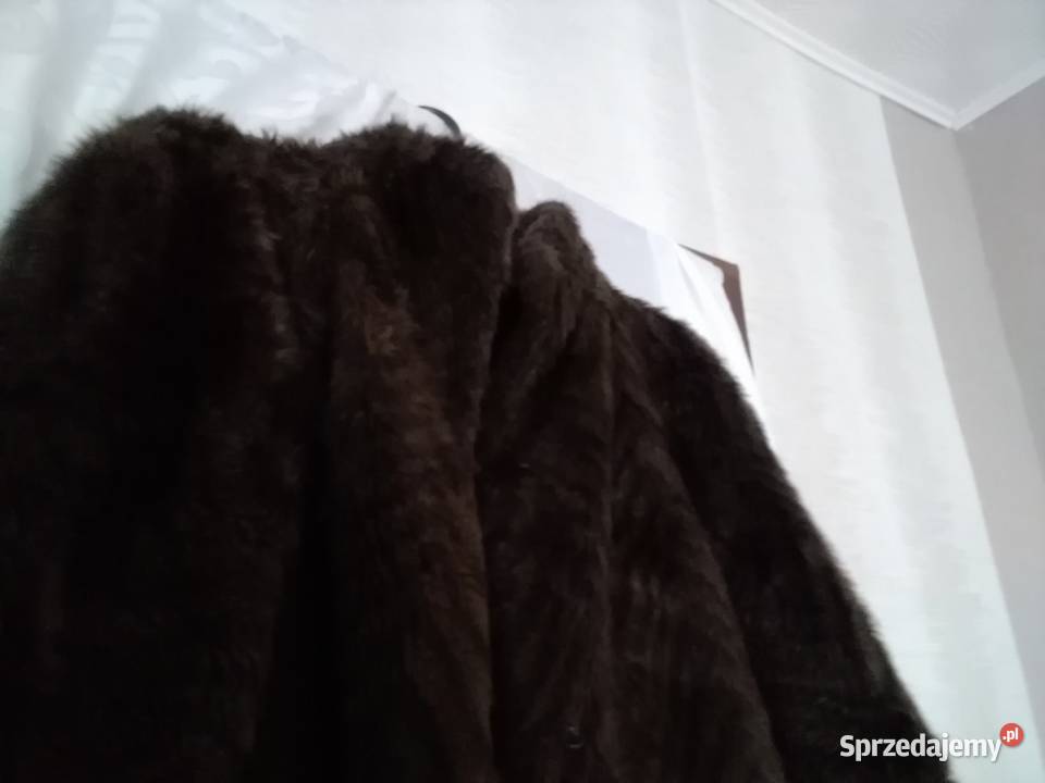 Sztuczne futerko ciemny brąz Łódź