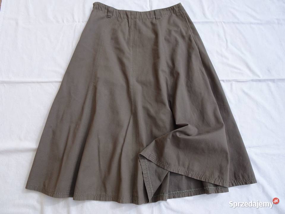 EDITIONS spódnica długa midi Khaki Jeans 42 XL Nowy Sącz