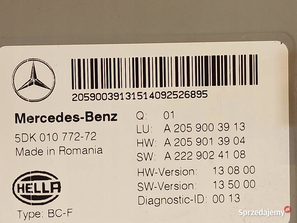 MERCEDES W205 MODUŁ SAM A2059003913 sprzedam