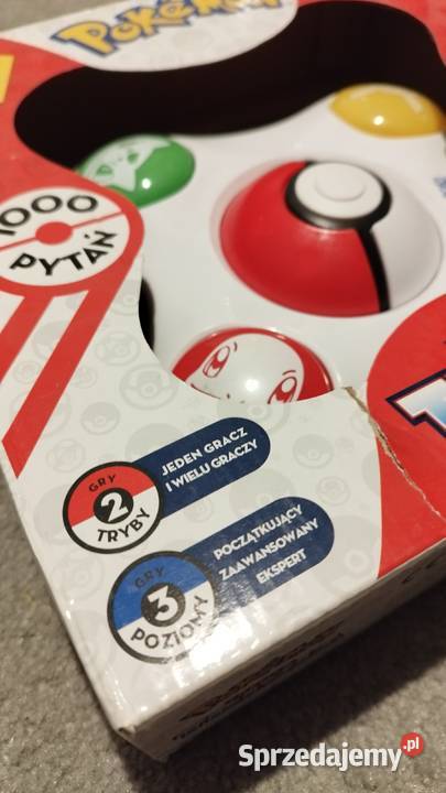 Gra Trivia Pokemon Polska 1000 pytań nowa 5 lat+
