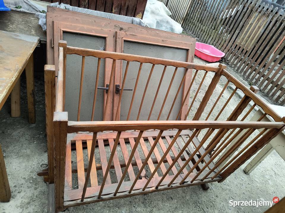 Łóżeczko dziecięce stare Nowy Sącz sprzedam