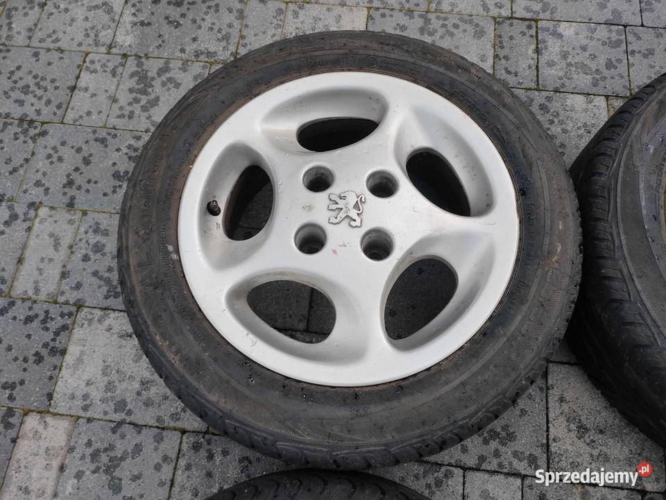 Z oponami Uniroyal 6 mm bieżnikKoła Peugeot 106 Samochodowe Książenice