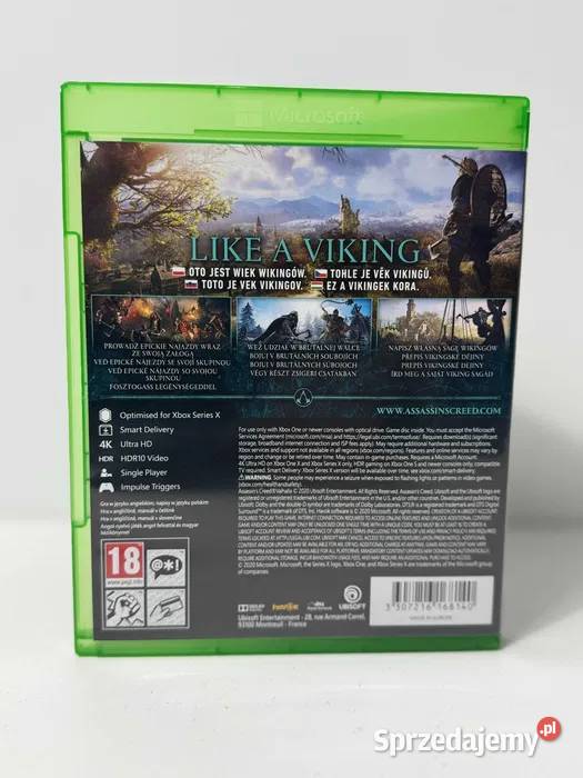GRA ASSASSINS CREED VALHALLA NA XBOX ONE POLSKA