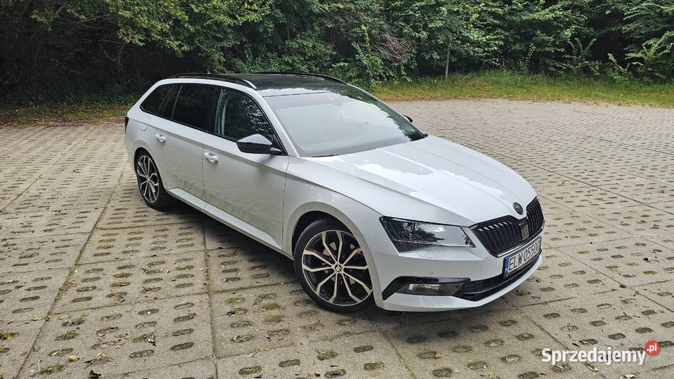 Skoda Superb 20tdi DSG 190 2018r pierwsza asystent pasa ruchu Superb zachodniopomorskie Drawsko Pomorskie