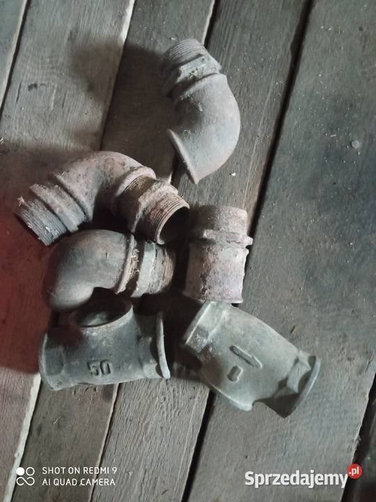 Trójnik stalowy 50 mm z gwintem wewnętrznym i mazowieckie