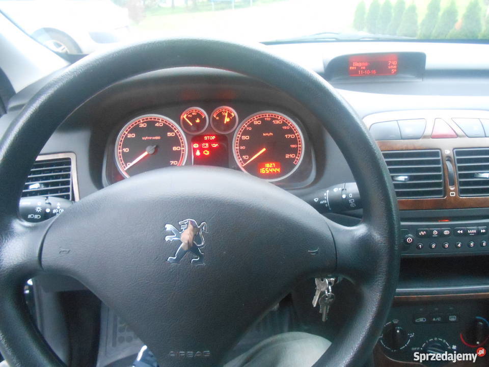 PEUGEOT 307 16 BENZYNA CZARNY STAN KLIMA ABS ESP wspomaganie kierownicy małopolskie Luborzyca sprzedam