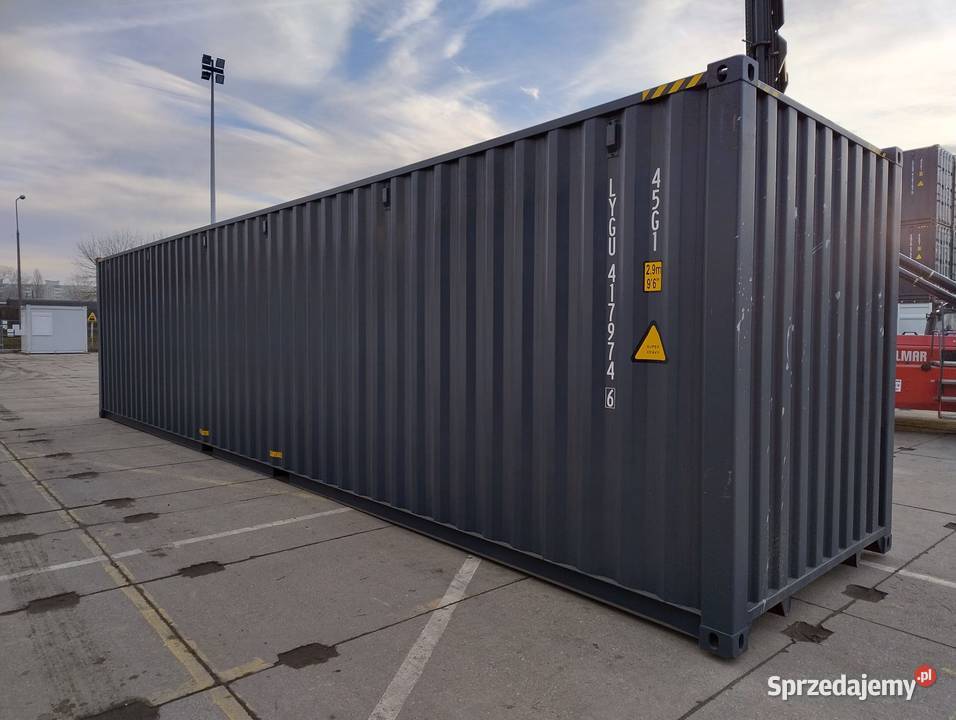 Kontener morski 40 HC 12 metrów nowy Pewny Sochaczew