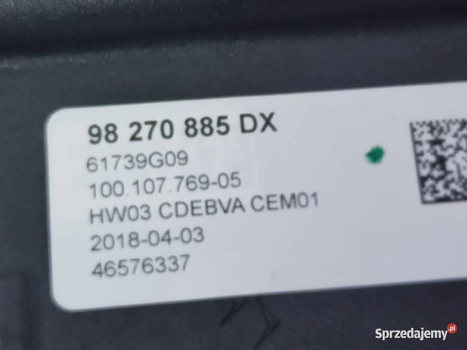 Lewarek Zmiany Biegów Citroen DS7 Crossback osobowe sprzedam