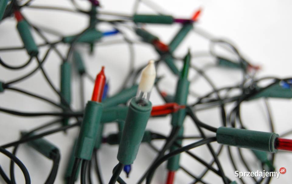Lampki choinkowe tradycyjne wewnętrzne 50 diod wielokolorowy