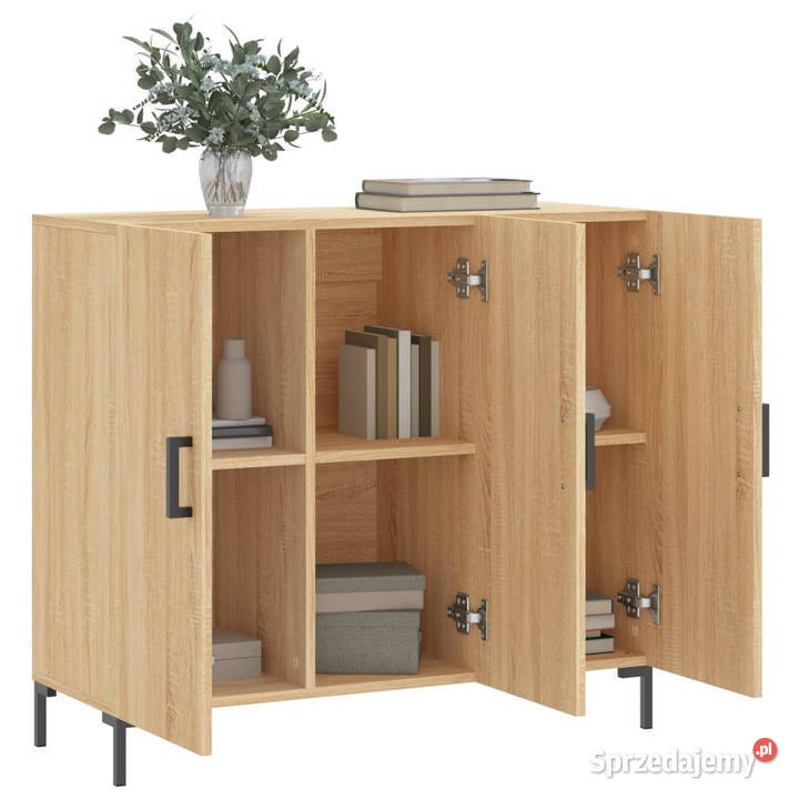 Szafka dąb sonoma 90x34x80 materiał Warszawa