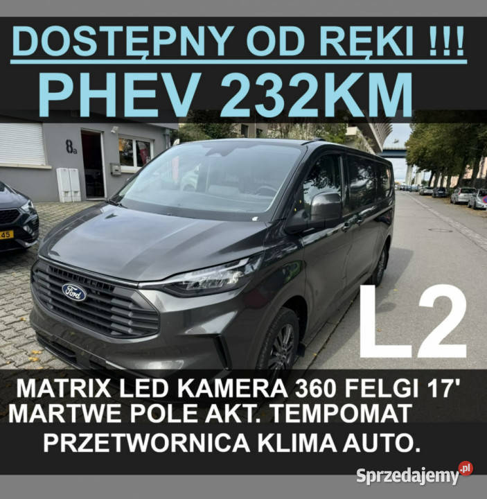 Ford Transit Custom PHEV 232 Hybryda Plugin Szczecinek