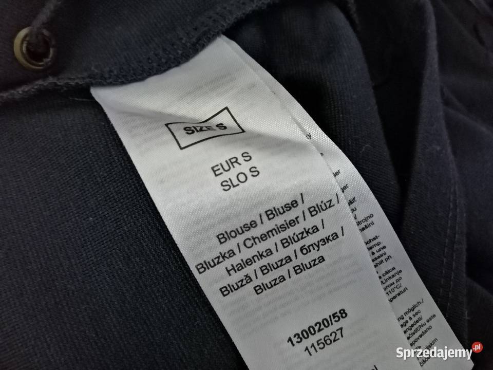 granatowa bluzka ORSAY z ozdobnymi sznurowaniami Leszno