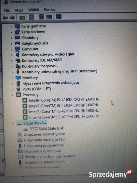 HP 650 G1 i54210M 26GHz 8GB 256GB SSD FHD Leżajsk