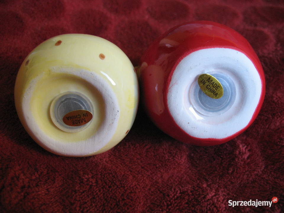 Sól i pieprz Porcelana owoce 75 x 5 x 6 Rzadki sprzedam