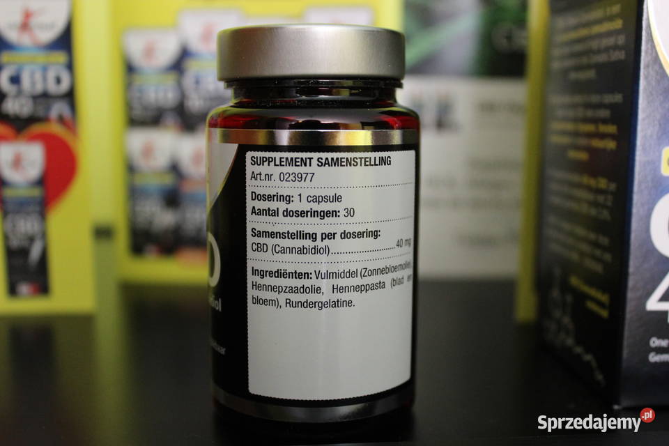 Lucovitaal Olej konopny w kapsułkach CBD 40mg Łódź
