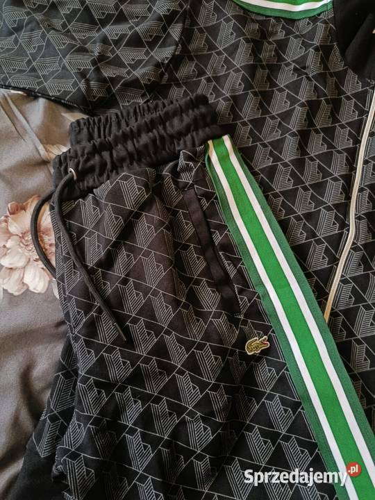 Komplet dresowy Lacoste Monogram kolor czarny Białystok