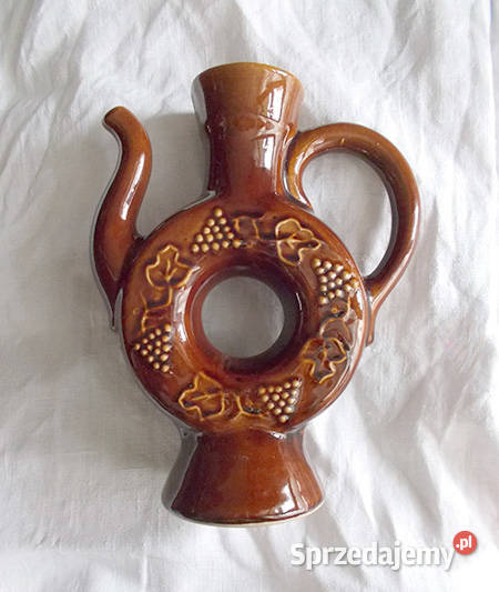 prl ceramika vintage prl kamionka brązowy Olsztyn sprzedam