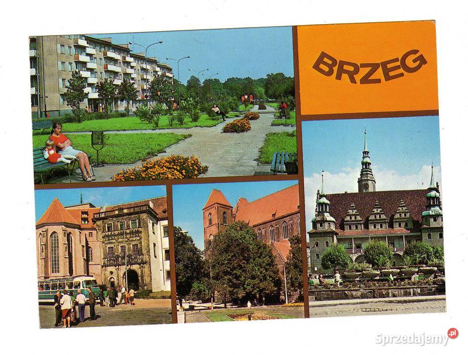 BRZEG POCZTÓWKA WIELOWIDOKOWA świętokrzyskie Krynki