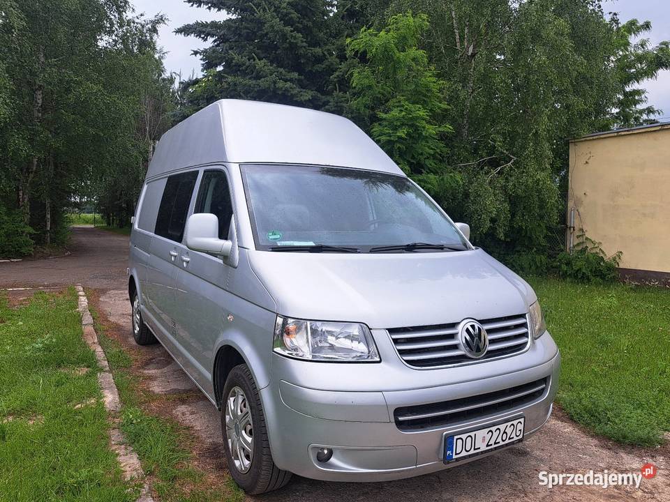 VW T5 wysoki długi 25 TDI 174 Automat elektryczne szyby Oleśnica
