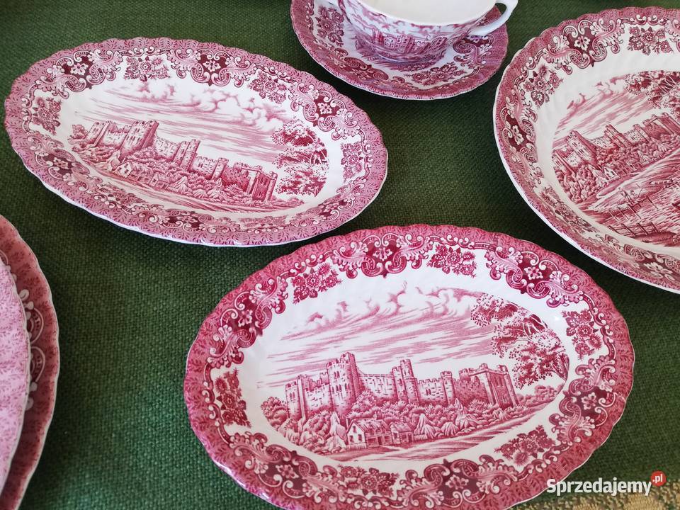 Porcelana angielska dzbanek talerze bulionówki Ropa sprzedam