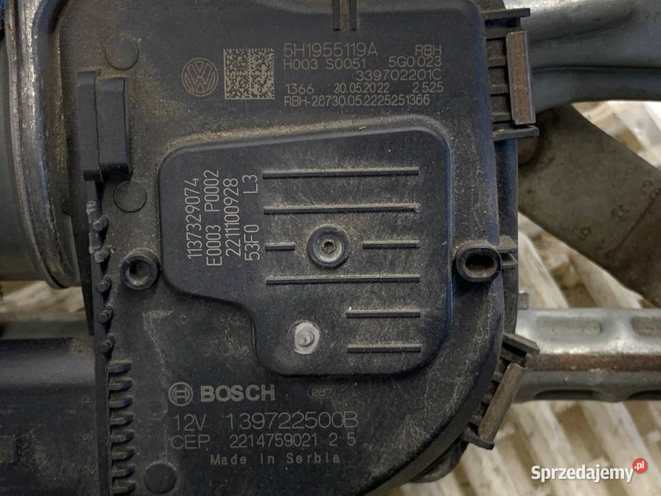 MECHANIZM WYCIERACZEK PRZÓD VW GOLF VIII