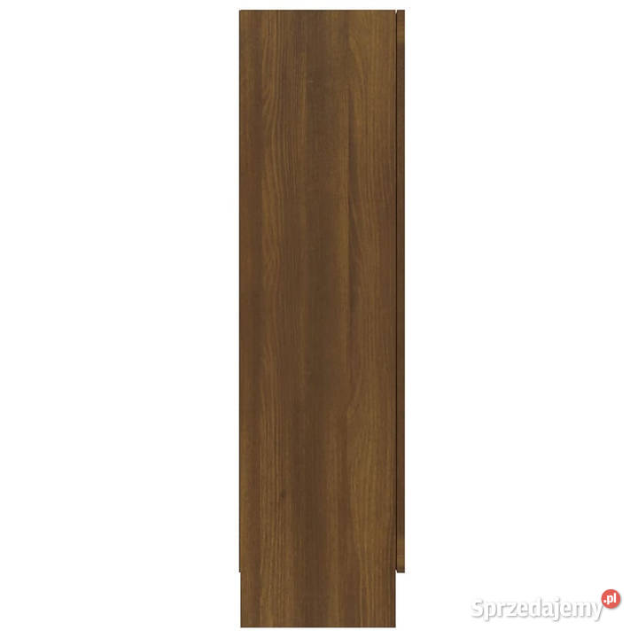 Witryna brązowy dąb 825x305x115 materiał Warszawa