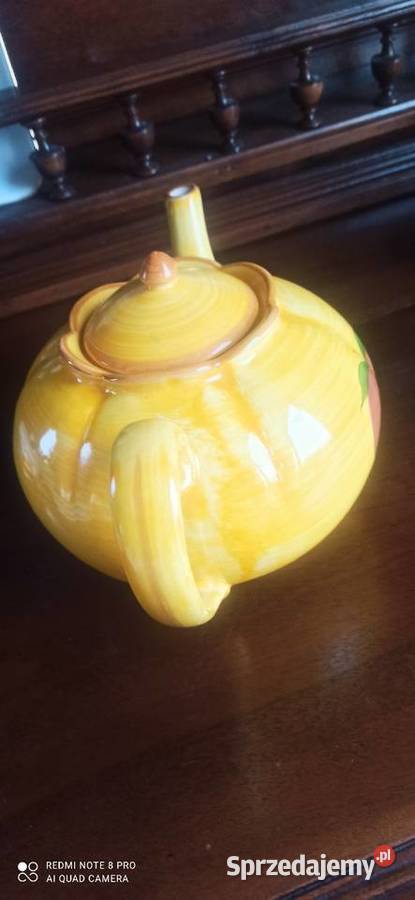 Dzbanek do herbaty Duży i piękny ja słoneczna Porcelana i szkło Gdańsk
