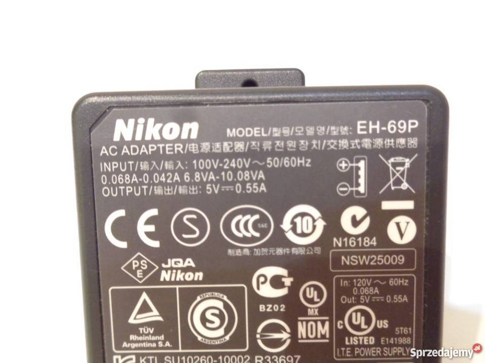 Zasilacz 5V Nikon Kraków sprzedam
