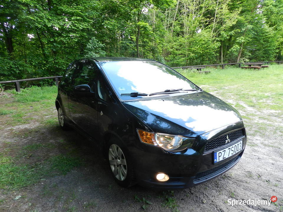 Mitsubishi Colt VII śliczny niezawodny 13 Klima poduszka powietrzna Samochody osobowe wielkopolskie Puszczykowo