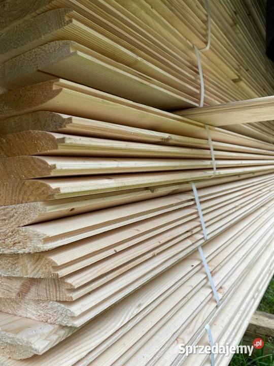 Nowość Deska Elewacyjna Świerk Półbal imitacja Zamość