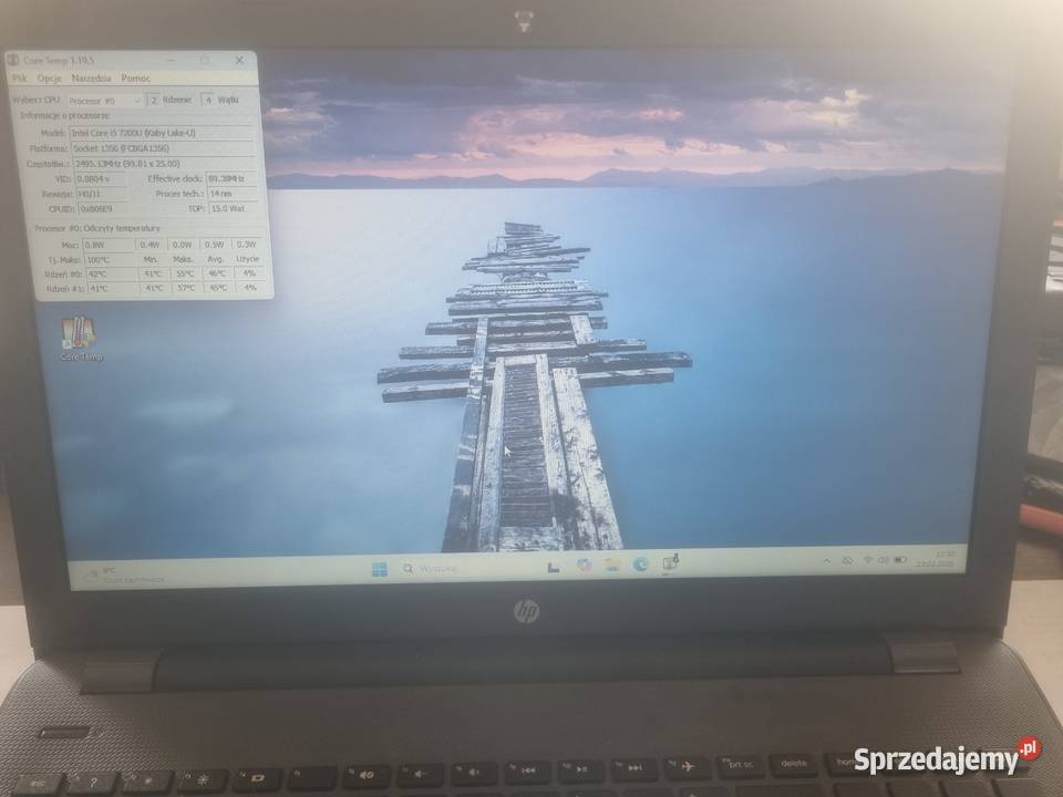 Okazja Laptop HP Windows 11 Office 240gbSSD małopolskie Tarnów