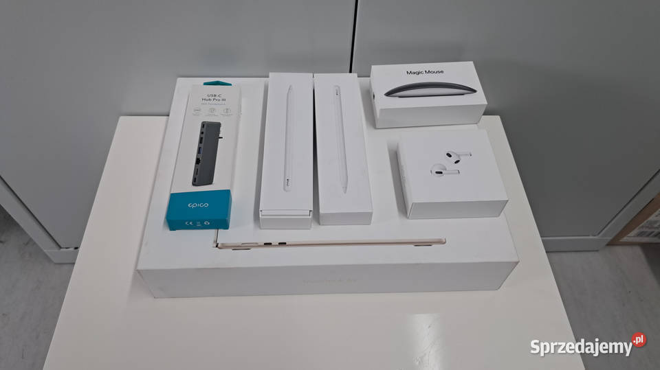 MacBook Air 15 M2 16 GB 256 GB AirPods Pencil mazowieckie Warszawa