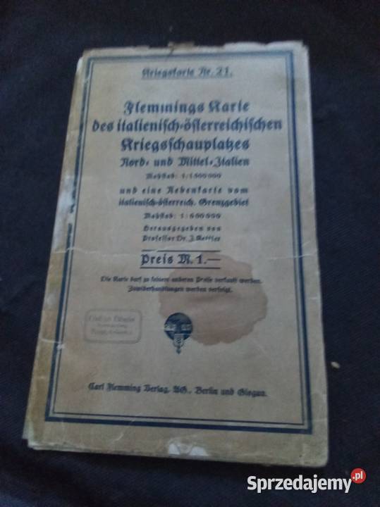 Flemmings karte des italienisch sterreichischen  miękka Warszawa