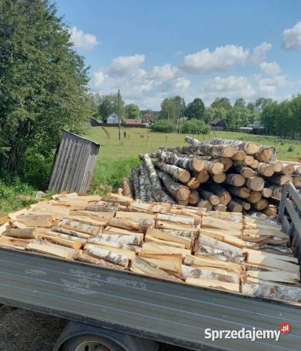 Różne rodzaje drewna opałowegokominkowego Kramarka